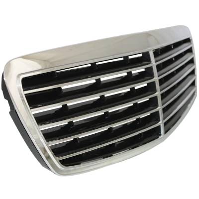 Rareelectrical - New Chrome Shell Grille Assembly Compatible With Mercedes Benz E320 Base 6 Cyl 3.2L E350 Base 6 Cyl - Image 3