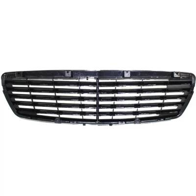 Rareelectrical - New Chrome Shell Grille Assembly Compatible With Mercedes Benz E320 Base 6 Cyl 3.2L E350 Base 6 Cyl - Image 4