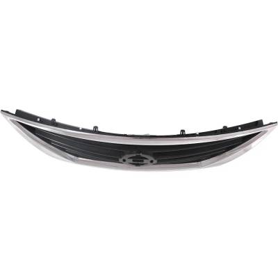 Rareelectrical - New Textured Gray Grille Assembly Compatible With Nissan Versa 1.6 Sl 4 Cyl 1.6L Versa 1.6 S 4 Cyl - Image 4