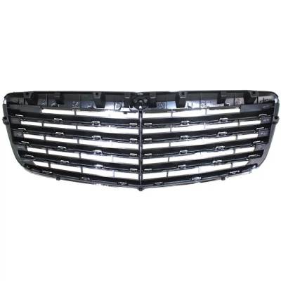 Rareelectrical - New Chrome Shell Grille Assembly Compatible With Mercedes Benz E550 Base 8 Cyl 5.5L E350 4Matic 6 - Image 4