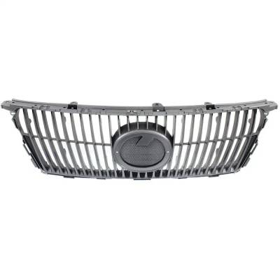 New Painted Gray Grille Assembly Compatible With Lexus Is250 Base 6 Cyl 2.5L Is350 Base 6 Cyl 3.5L
