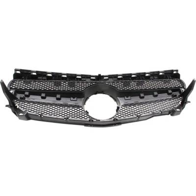 Rareelectrical - Textured Black Grille Assembly Compatible With Mercedes Benz Cla45 Amg 4Matic 4 Cyl 2.0L 2014-2016 - Image 5