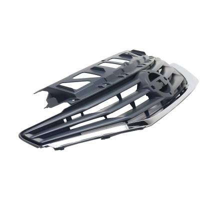 Rareelectrical - New Gray Grille Assembly Compatible With Nissan Versa Note S 4 Cyl 1.6L Versa Note S Plus 4 Cyl 1.6L - Image 3