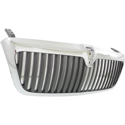 Rareelectrical - New Chrome Shell Grille Assembly Compatible With Lincoln Navigator Ultimate 8 Cyl 5.4L Navigator - Image 3