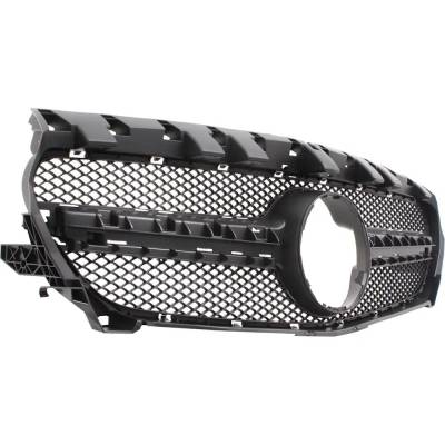 Rareelectrical - Textured Black Grille Assembly Compatible With Mercedes Benz Cla45 Amg 4Matic 4 Cyl 2.0L 2014-2016 - Image 2