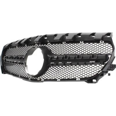 Rareelectrical - New Textured Black Grille Assembly Compatible With Mercedes Benz Cla45 Amg 4Matic 4 Cyl 2.0L - Image 3