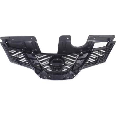 Rareelectrical - New Painted Black Grille Assembly Compatible With Nissan Rogue S 4 Cyl 2.5L Rogue Sv 4 Cyl 2.5L - Image 5