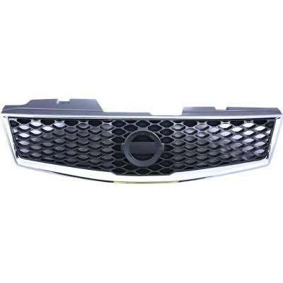New Chrome Shell Grille Assembly Compatible With Nissan Sentra Sr 4 Cyl 2.0L Sentra Se-R Spec V 4