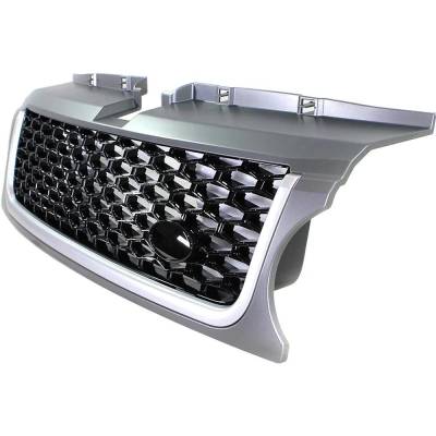 Rareelectrical - New Painted Silver Grille Assembly Compatible With Land Rover Range Rover Sport Supercharged 8 Cyl - Image 2