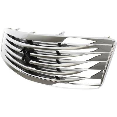 Rareelectrical - New Chrome Grille Assembly Compatible With Infiniti G35 X 6 Cyl 3.5L G37 Base 6 Cyl 3.7L G35 Journey - Image 2