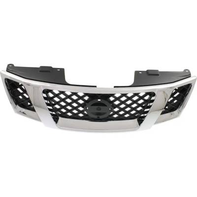 Rareelectrical - New Chrome Shell Grille Assembly Compatible With Nissan Pathfinder Se Off-Road 6 Cyl 4.0L Pathfinder - Image 4