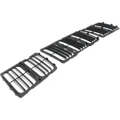 Rareelectrical - New Grille Assembly Compatible With Jeep Grand Cherokee Overland 8 Cyl 5.7L Grand Cherokee Limited 6 - Image 3