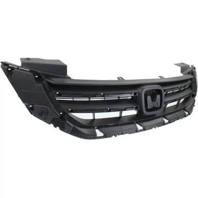 Rareelectrical - New Textured Gray Grille Assembly Compatible With Honda Accord Lx 4 Cyl 2.4L Accord Ex-L 4 Cyl 2.4L - Image 2
