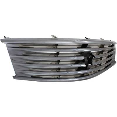 Rareelectrical - New Chrome Grille Assembly Compatible With Infiniti Q60 Premium Sport 6 Cyl 3.7L Q60 Premium 6 Cyl - Image 2