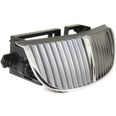 Rareelectrical - New Chrome Grille Assembly Compatible With Lincoln Town Car Cartier 8 Cyl 4.6L Town Car Cartier L 8 - Image 3