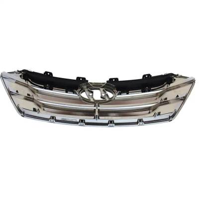 Rareelectrical - New Chrome Shell Grille Assembly Compatible With Hyundai Santa Fe Sport 2.0T 4 Cyl 2.0L Santa Fe - Image 5