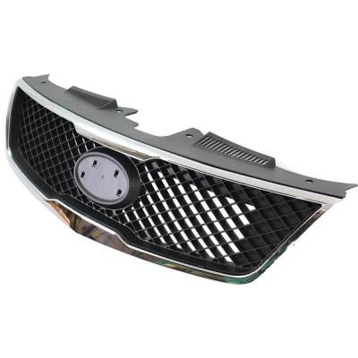 Rareelectrical - New Textured Black Grille Assembly Compatible With Kia Forte Lx 4 Cyl 2.0L Forte Ex 4 Cyl 2.0L Forte - Image 2