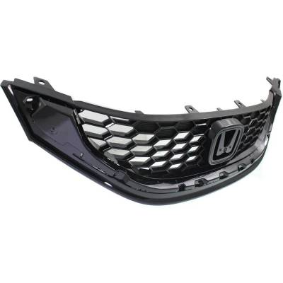 Rareelectrical - New Black Grille Assembly Compatible With Honda Civic Si 4 Cyl 2.4L Civic Ex-L 4 Cyl 1.8L Civic Ex 4 - Image 2