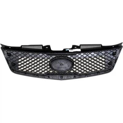 Rareelectrical - New Textured Black Grille Assembly Compatible With Kia Forte Lx 4 Cyl 2.0L Forte Sx 4 Cyl 2.4L Forte - Image 4