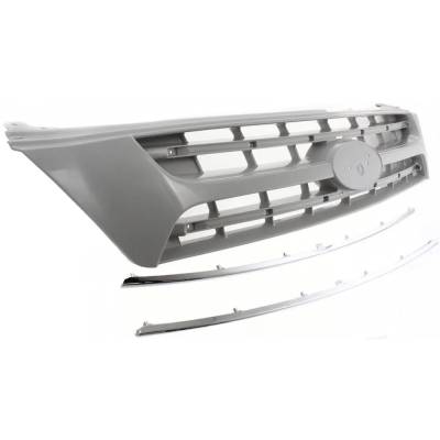 Rareelectrical - New Upper Grille Assembly Compatible With Kia Sedona Ex Power 6 Cyl 3.8L Sedona Lx 6 Cyl 3.8L Sedona - Image 3