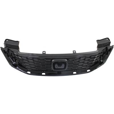 Rareelectrical - New Painted Black Grille Assembly Compatible With Honda Accord Lx-S 4 Cyl 2.4L Accord Ex-L 6 Cyl - Image 4