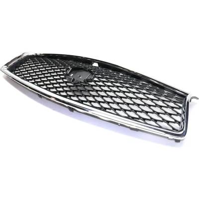 Rareelectrical - New Primed Grille Assembly Compatible With Infiniti Q50 Sport 4 Cyl 2.0L Q50 Sport 6 Cyl 3.7L Q50 - Image 2