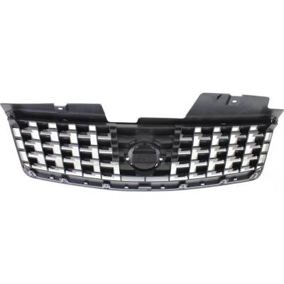 Rareelectrical - New Chrome Shell Grille Assembly Compatible With Nissan Sentra Sl 4 Cyl 2.0L Sentra S 4 Cyl 2.0L - Image 5