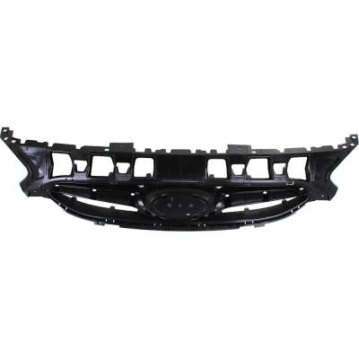 New Textured Black Grille Assembly Compatible With Hyundai Accent Se 4 Cyl 1.6L Accent Gs 4 Cyl 1.6L