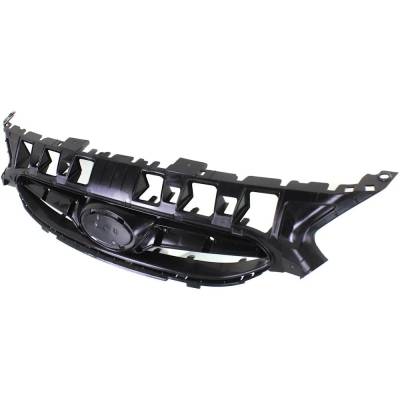 Rareelectrical - New Textured Black Grille Assembly Compatible With Hyundai Accent Se 4 Cyl 1.6L Accent Gs 4 Cyl 1.6L - Image 2