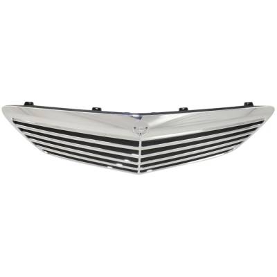 Rareelectrical - New Chrome Shell Grille Assembly Compatible With Mercedes Benz E63 Amg Base 8 Cyl 6.3L E350 Base 6 - Image 2