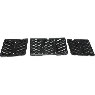 Rareelectrical - New Grille Assembly Compatible With Jeep Grand Cherokee Limited 6 Cyl 3.0L Grand Cherokee Limited 8 - Image 5