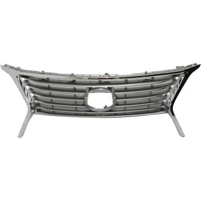 Rareelectrical - Silver Grille Assembly Compatible With Lexus Rx350 Base 6 Cyl 3.5L 2013-2015 By Lx1200144 531010E140 - Image 5