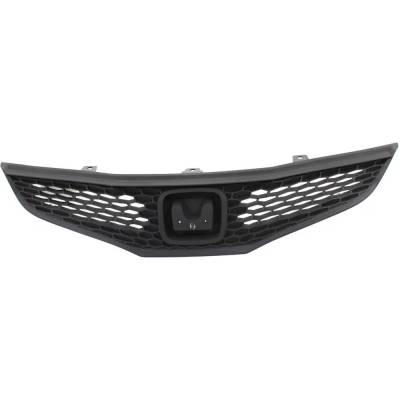 New Textured Black Grille Assembly Compatible With Honda Fit Sport 4 Cyl 1.5L Fit Dx-A 4 Cyl 1.5L