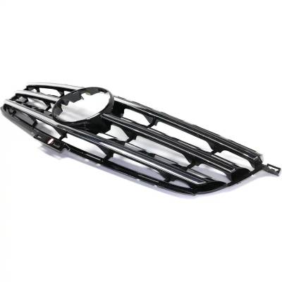 Rareelectrical - New Painted Black Grille Assembly Compatible With Mercedes Benz Ml350 Base 6 Cyl 3.5L Ml550 4Matic 8 - Image 2