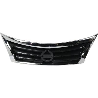 New Grille Assembly Compatible With Nissan Altima S 4 Cyl 2.5L Altima S 6 Cyl 3.5L Altima Sv 6 Cyl