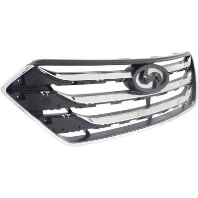 Rareelectrical - New Black Grille Assembly Compatible With Hyundai Santa Fe Sport Premium 4 Cyl 2.0L Santa Fe Sport - Image 3