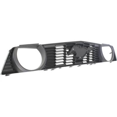 Rareelectrical - Textured Gray Grille Assembly Compatible With Ford Mustang Gt 8 Cyl 5.0L Mustang Gt 8 Cyl 4.6L - Image 3
