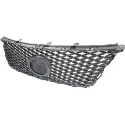 Rareelectrical - New Gray Grille Assembly Compatible With Lexus Is350 C 6 Cyl 3.5L Is250 Base 6 Cyl 2.5L Is350 C F - Image 2