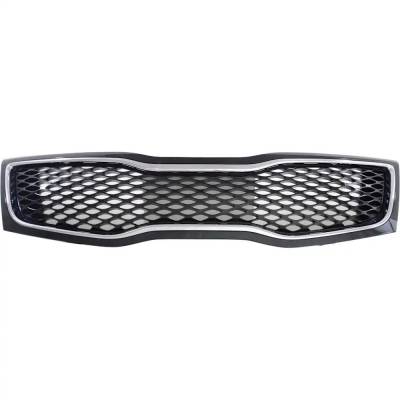 New Black Grille Assembly Compatible With Kia Optima Hybrid Lx 4 Cyl 2.4L Optima Lx 4 Cyl 2.4L