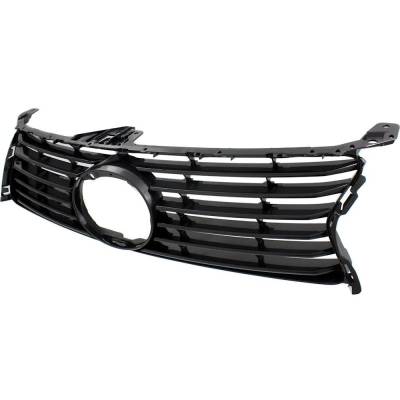 Rareelectrical - Gray Grille Assembly Compatible With Lexus Gs450h Base 6 Cyl 3.5L Gs350 Base 6 Cyl 3.5L 2013-2016 - Image 2