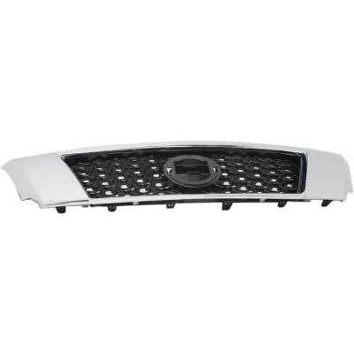 New Grille Assembly Compatible With Nissan Pathfinder Sl 6 Cyl 3.5L Pathfinder Sv 6 Cyl 3.5L