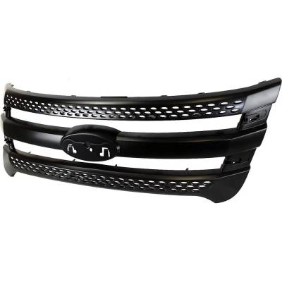 Rareelectrical - New Painted Black Grille Assembly Compatible With Ford Explorer Base 4 Cyl 2.0L Explorer Xlt 6 Cyl - Image 2