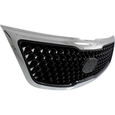 Rareelectrical - New Black Grille Assembly Compatible With Kia Sportage Lx 4 Cyl 2.4L Sportage Ex 4 Cyl 2.4L Sportage - Image 3