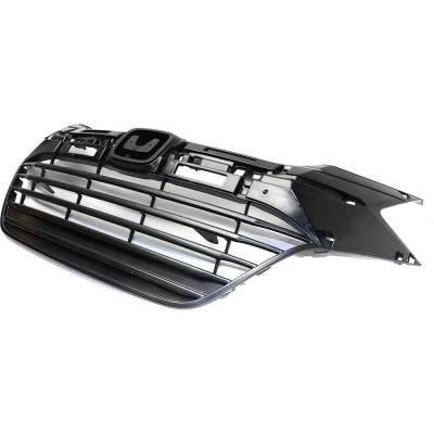 Rareelectrical - New Textured Black Grille Assembly Compatible With Honda Hr-V Lx 4 Cyl 1.8L Hr-V Ex-L 4 Cyl 1.8L - Image 2