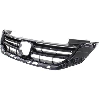 Rareelectrical - New Painted Black Grille Assembly Compatible With Honda Accord Ex-L 6 Cyl 3.5L Accord Touring 6 Cyl - Image 2