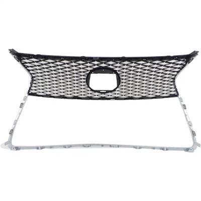 Rareelectrical - New Chrome Shell Grille Assembly Compatible With Lexus Ls460 Base 8 Cyl 4.6L Ls460 L 8 Cyl 4.6L - Image 5
