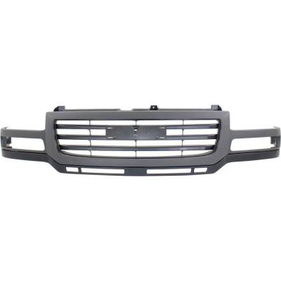 New Painted Gray Grille Assembly Compatible With Gmc Sierra 2500 Hd Sle 8 Cyl 6.0L Sierra 3500