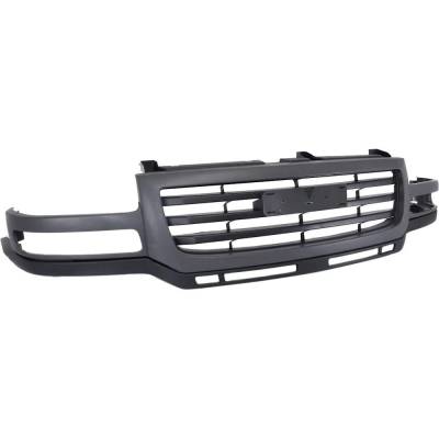 Rareelectrical - New Painted Gray Grille Assembly Compatible With Gmc Sierra 2500 Hd Sle 8 Cyl 6.0L Sierra 3500 - Image 3