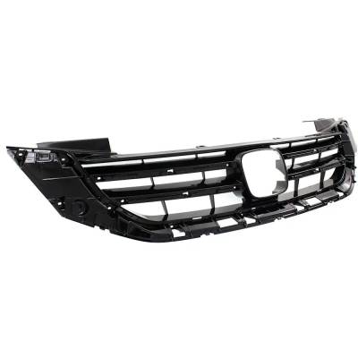 Rareelectrical - New Painted Black Grille Assembly Compatible With Honda Accord Touring 6 Cyl 3.5L Accord Ex-L 6 Cyl - Image 3