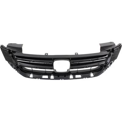 Rareelectrical - New Painted Black Grille Assembly Compatible With Honda Accord Touring 6 Cyl 3.5L Accord Ex-L 6 Cyl - Image 4